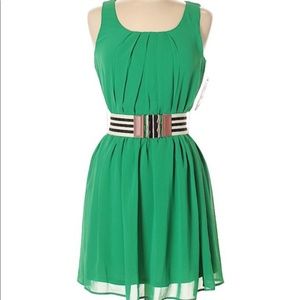 BCX brand green dress from JCPenney